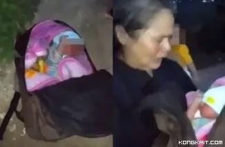 Viral Warga Bandung Menemukan Tas yang Berisikan Bayi