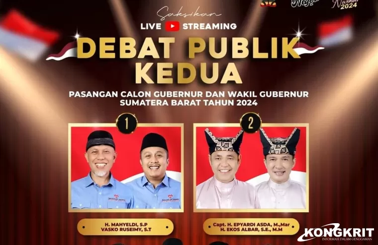 Debat Publik Putaran Kedua Pilgub Sumbar Semakin Panas, Penuh Gagasan, dan Saling Sindir