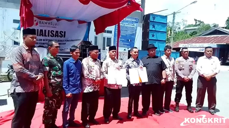 Deklarasi Pemilihan Damai Bawaslu Padang Pariaman Dihadiri Plt. Bupati