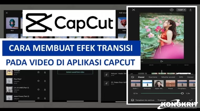 Membuat Transisi Keren di CapCut yang Sinkron dengan Beat Musik