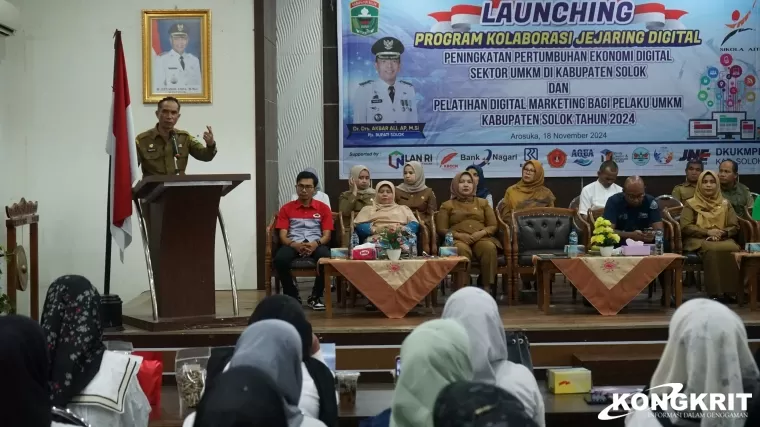 Pemkab Solok Luncurkan Program Kolaborasi Jejaring Digital untuk Peningkatan Ekonomi Digital UMKM