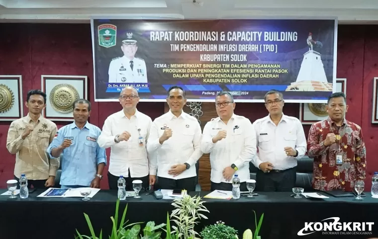 Pemkab Solok Tingkatkan Kapasitas TPID Melalui Rapat Koordinasi Capacity Building