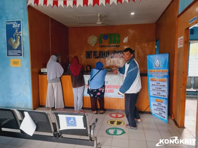 Peningkatan Pelayanan, Animo Pelanggan Perumda Tirta Saiyo Membayar Tagihan Semakin Meningkat