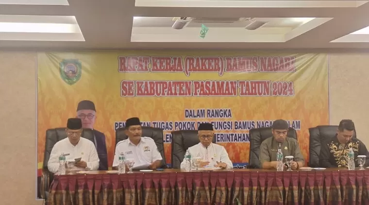 Pjs Bupati Pasaman Buka Rakor Bamus se Kabupaten Pasaman