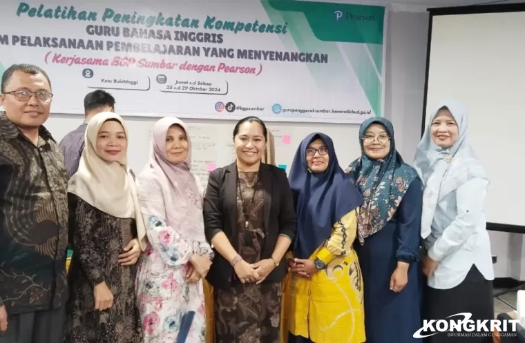 Tingkatkan Pembelajaran yang Menyenangkan, BGP Sumbar dan Pearson Gelar Pelatihan Guru Bahasa Inggris se-Sumbar