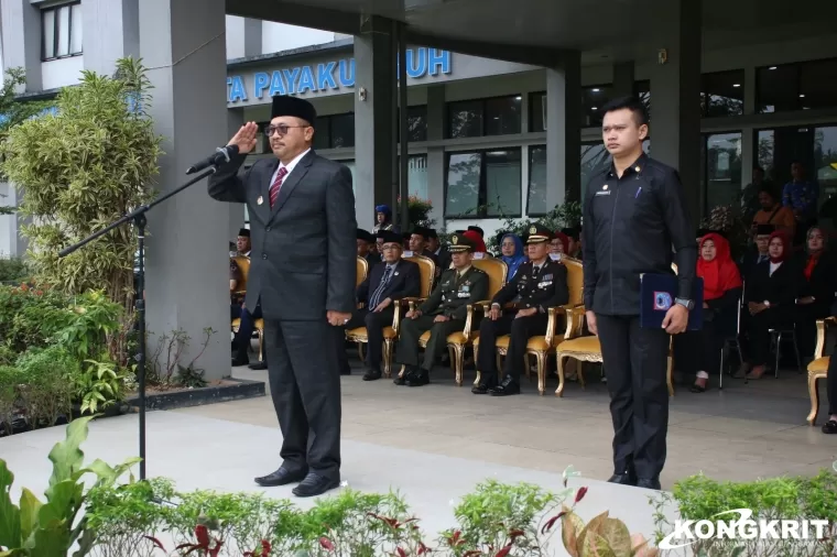 Upacara Hari Pahlawan di Pemko Payakumbuh, Berlangsung Khidmat