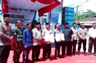 Deklarasi Pemilihan Damai Bawaslu Padang Pariaman Dihadiri Plt. Bupati