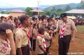 Jambore Ranting Padang Barat di Bumi Perkemahan Batu Gadang Semarakkan Semangat Kepramukaan