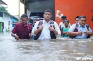 Medan Dikepung Banjir, Sejumlah TPS Terendam pada Hari Pencoblosan Pilkada 2024