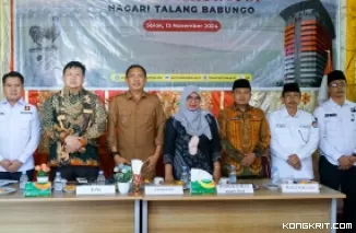 Monitoring Hasil Penilaian Perluasan Percontohan Desa Anti Korupsi di Nagari Talang Babungo