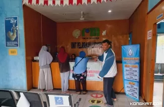 Peningkatan Pelayanan, Animo Pelanggan Perumda Tirta Saiyo Bayar Tagihan Meningkat