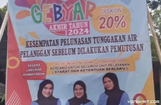 Perumda Air Minum Tirta Saiyo Berikon Diskon  Maksimalkan Pelayanan Pelanggan