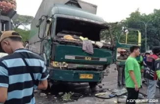 Truk Kontainer Sebabkan Kecelakaan Beruntun di Cipondoh Tangerang, Polisi Pastikan Tidak Ada Korban Jiwa