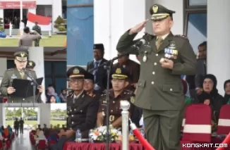 Upacara Hari Pahlawan di Kota Pariaman Dipimpin Dandim 0308, Berlangsung Khidmat