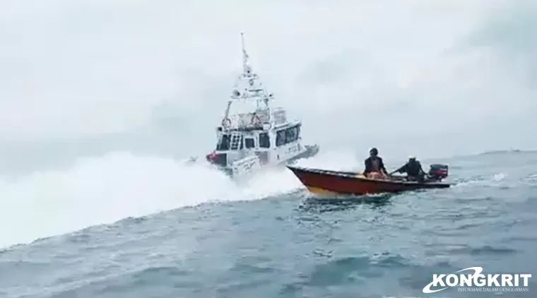 Nelayan Tradisional Indonesia Terhempas ke Laut Diusir Kapal Patroli Singapura, HNSI Kepri Kecam Tindakan Tersebut