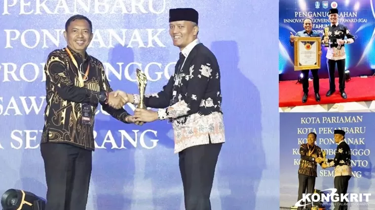 Pemko Pariaman Raih Penghargaan IGA 2024, Bukti Konsistensi Inovasi Daerah