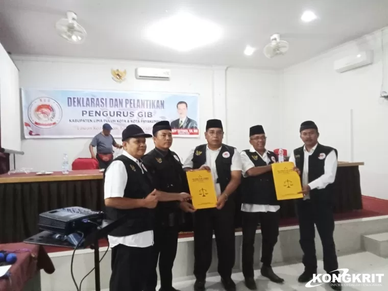 Pengukuhan Lembaga Masyarakat Generasi Indonesia Bersih (GIB) Kabupaten Lima Puluh Kota