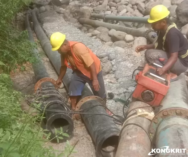 Perumda AM Kota Padang Lakukan Interkoneksi Pipa di Pauh, Distribusi Air Terganggu