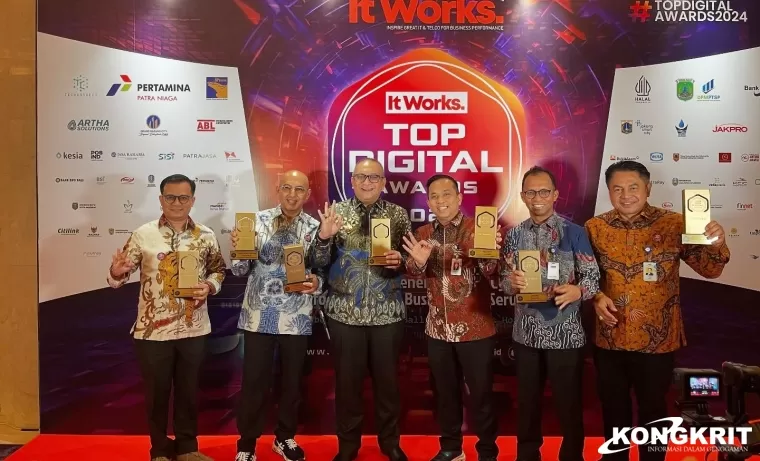 Perumda AM Kota Padang Raih Empat Penghargaan di TOP Digital Awards 2024