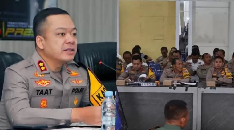 Kapolres Tulungagung saat memimpin Rakor Lintas Sektoral