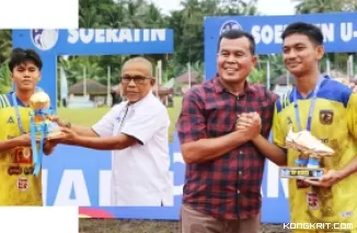 Pemain Persikopa Dominasi Penghargaan Individu di Piala Soeratin U-17 Sumatera Barat 2024