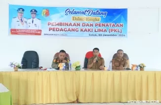 Pembinaan dan Penataan Pedagang Kaki Lima di Trotoar dan Badan Jalan Kota Solok