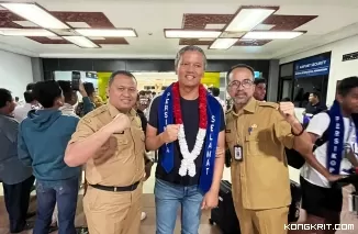 Pemprov Sumbar Sambut Kepulangan Tim Persikopa dengan Meriah