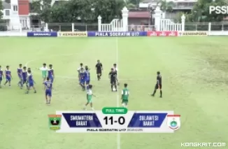 Persikopa Libas Mandar United 11-0 di Piala Soeratin U-17 Nasional