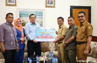 Persikopa Terima Bantuan Rp35 Juta dari Bank Nagari Cabang Pariaman