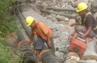 Perumda AM Kota Padang Lakukan Interkoneksi Pipa di Pauh, Distribusi Air Terganggu