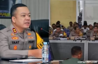 Kapolres Tulungagung saat memimpin Rakor Lintas Sektoral