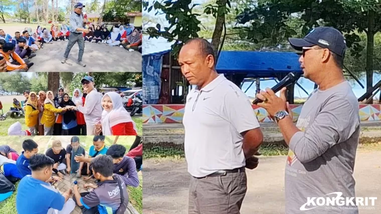 KKG Gugus I Pariaman Tengah Gelar Outbond di Pantai Cermin untuk Tingkatkan Kompetensi Guru