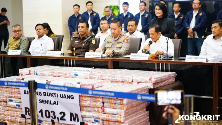 Polri Ungkap Jaringan TPPU Judi Online, Sita Rp 103 Miliar dari PT AJP dan FH