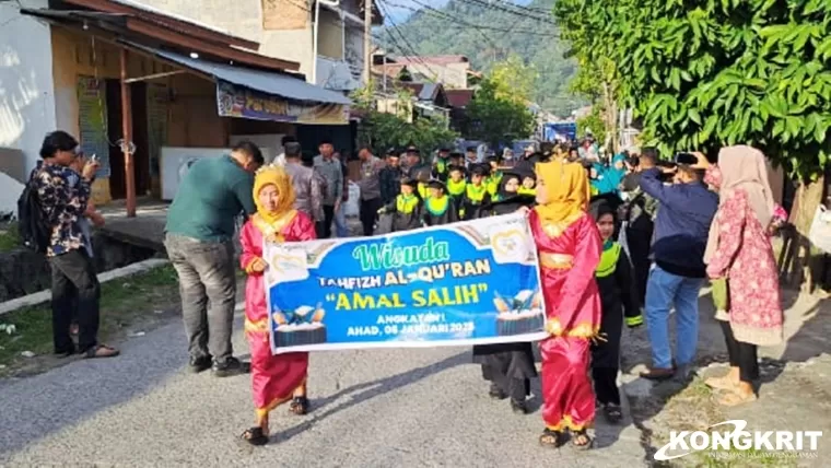 Wako Padang Terpilih, Fadly Amran Lepas Pawai Ta'aruf Wisuda Tahfizh Amal Salih