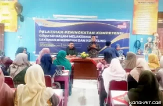 Dinas Dikpora Kota Pariaman Gelar Pelatihan Peningkatan Kompetensi Guru SD