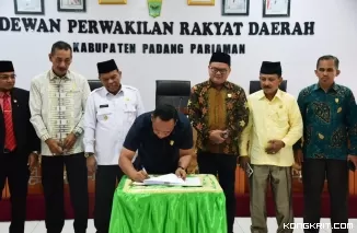 DPRD Padang Pariaman Gelar Paripurna Usulan Pemberhentian Bupati dan Wakil Bupati Padang Pariaman