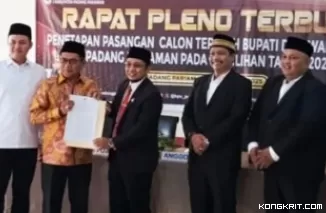 KPU Padang Pariaman Tetapkan John Kenedy Azis - Rahmat Hidayat Sebagai Bupati dan Wakil Bupati Terpilih 2025-2030