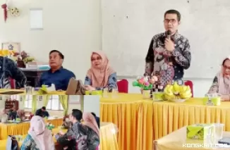 Plt Kepala Dinas Dikpora Kota Pariaman, Riky Falantino, Resmi Buka MKKS Tingkat SMP