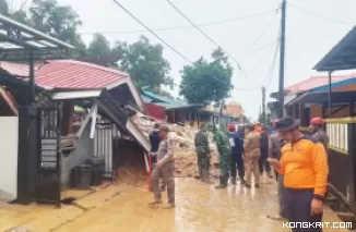 Polda Kepri Laksanakan Evakuasi Cepat Pasca Tanah Longsor di Tiban Koperasi