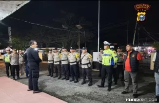 Polres Rohil Gelar Pengamanan untuk Antisipasi Gangguan Kamtibmas Saat Perayaan Imlek 2025