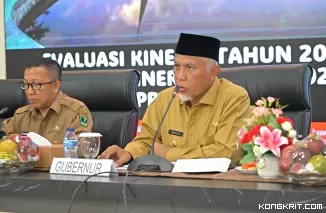 Rapat Evaluasi Kinerja 2024, Gubernur Mahyeldi Optimis Pemprov Sumbar Tingkatkan Kinerja pada 2025