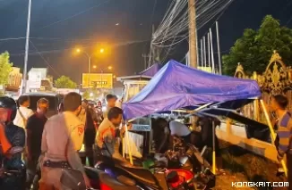 Satpol PP Kota Padang Tertibkan PKL yang Berjualan di Badan Jalan