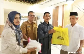 Sebanyak 420 KPM Kecamatan Pariaman Utara Terima Bantuan Sembako dari Pokir Anggota DPRD