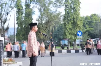 Wawako Solok Pimpin Apel Perdana Awal Tahun 2025, Tekankan Kebersamaan dan Inovasi