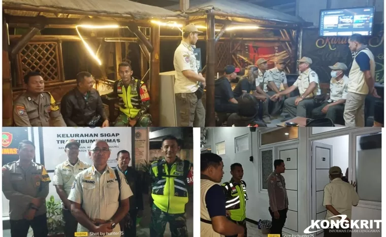 Satpol PP bersama Pemkel Kepatihan, Trantib Kecamatan, Bhabinkamtibmas dan Babinsa razia malam valentine