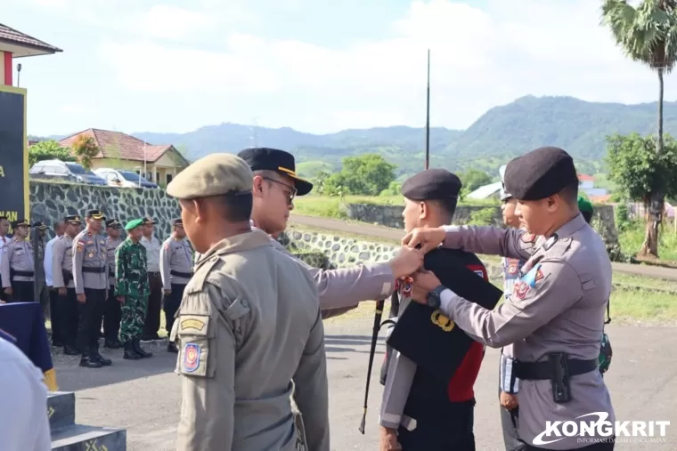 Polres Nagekeo Gelar Apel Pasukan untuk Operasi Keselamatan Turangga 2025