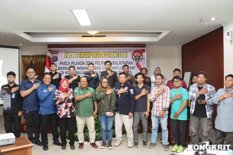 Polresta Balikpapan Gelar FGD dengan Insan Media dan Influencer, Bahas Stabilitas Kamtibmas Pasca-Pilkada 2024