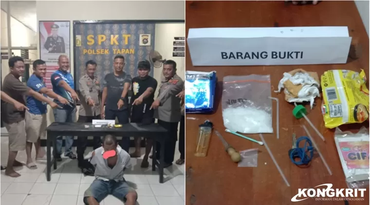 Polsek BAB Tapan Selatan Berhasil Ringkus Pelaku Penyalahgunaan Narkoba Jenis Sabu