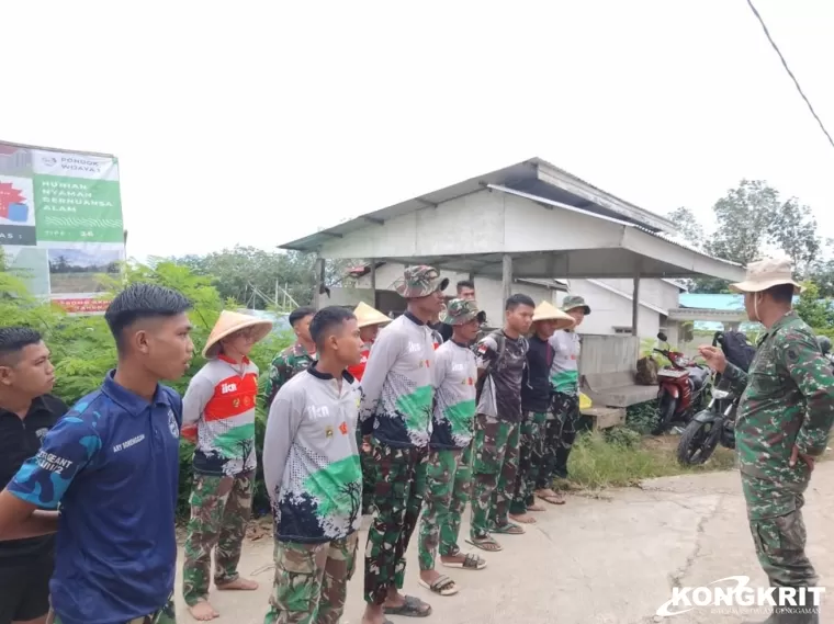 Satgas TMMD Ke-123 Kodim 0905BPP Gelar Apel Pagi Pertama di Balikpapan