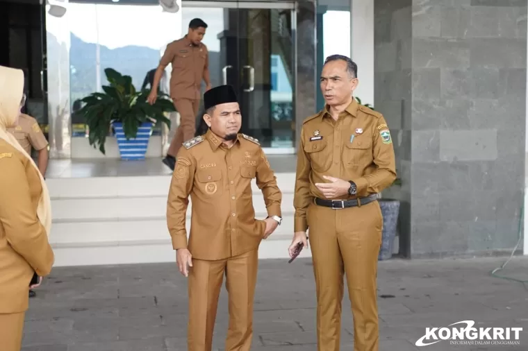 Wakil Bupati Solok Candra Pimpin Apel Gabungan Perdana Pasca Pelantikan